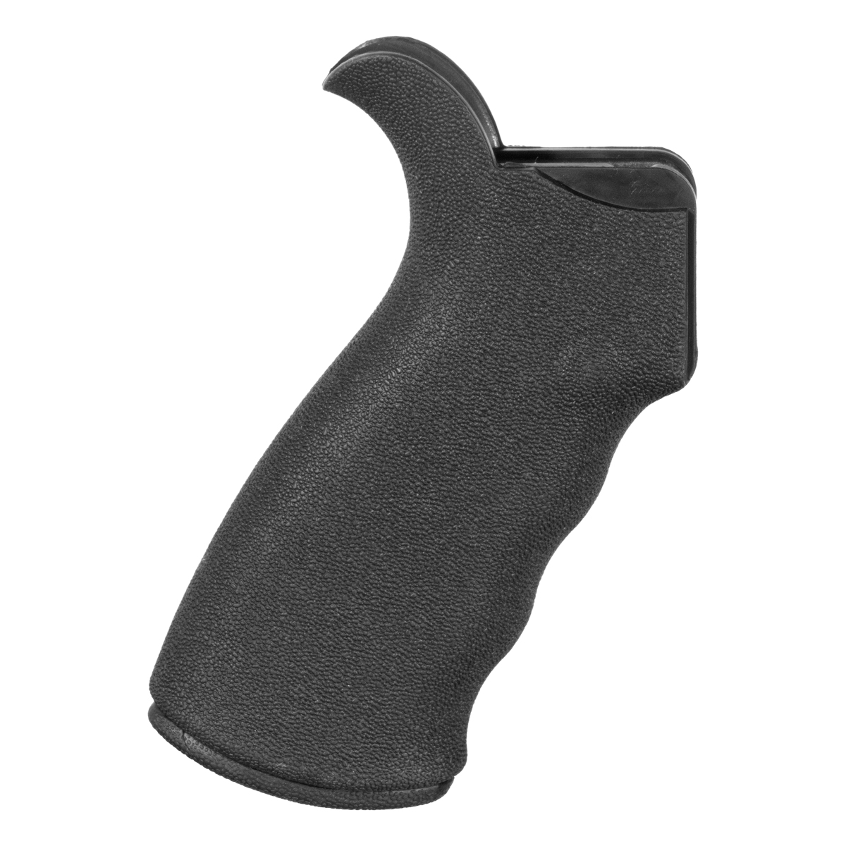 Black AR-15 Rear Beavertail Pistol Grip with Rubberized Coating