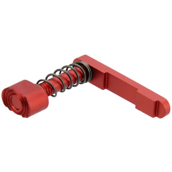 Davidson Defense AR-15 Aluminum Mag Catch Assembly, Complete, Red