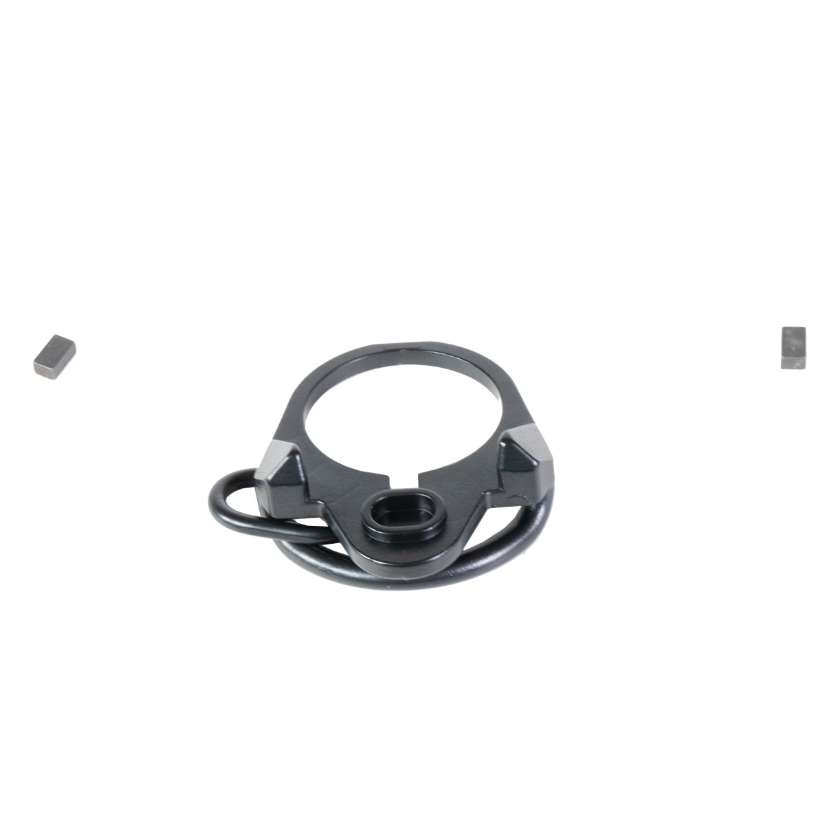 Recoil Technologies AR Ambi End Plate with Sliding Sling Attachment Point and 2 Locking Keys