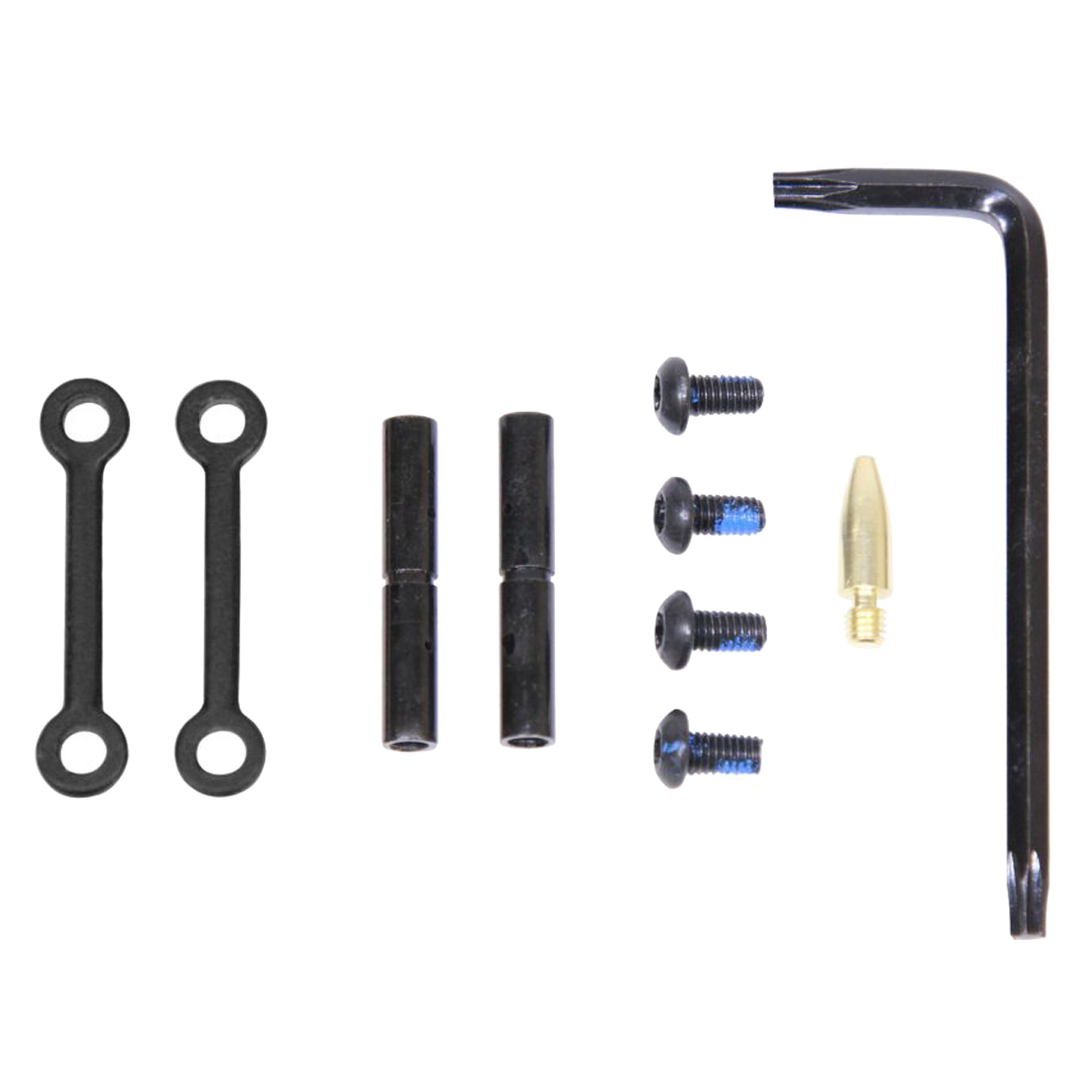 Guntec AR-15 Complete Anti-Rotation Trigger/Hammer Pin Set - Anodized Black
