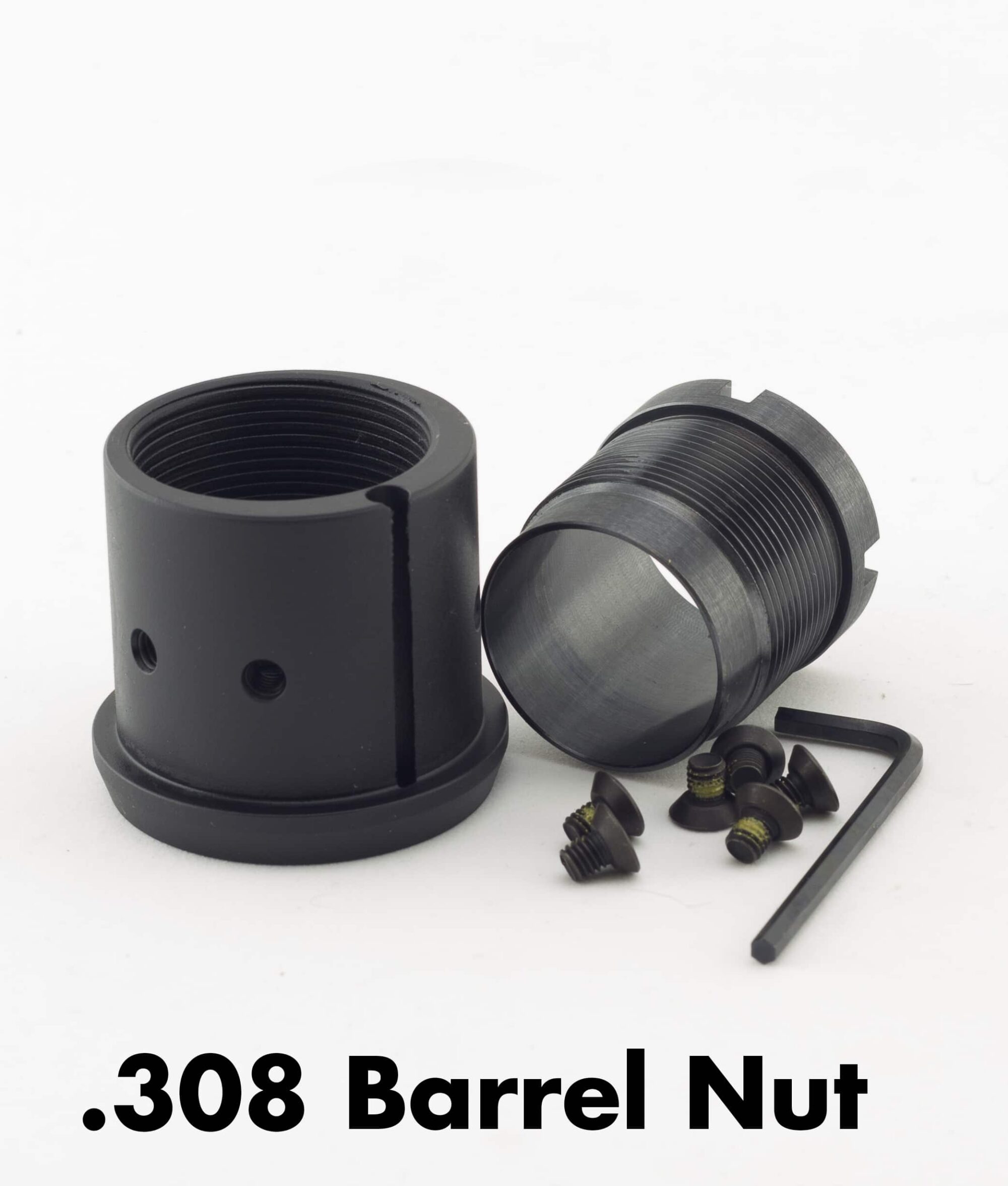 Unique ARs .308 AR-10 DPMS Gen 1 Style Barrel Nut with Mounting Hardware