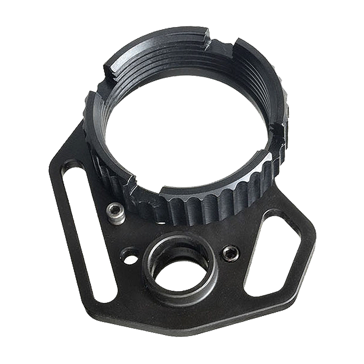  Strike Industries Multi-Function End Plate w/ Anti-Rotation Castle Nut in Black