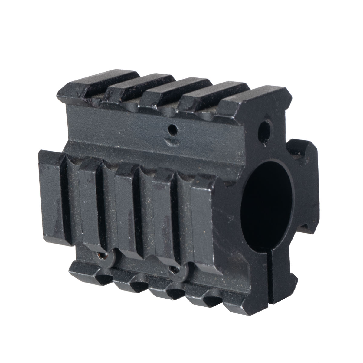 Recoil Technologies Quad Rail Gas Block Barrel Mount, Clamp-on, Picatinny - BLEM