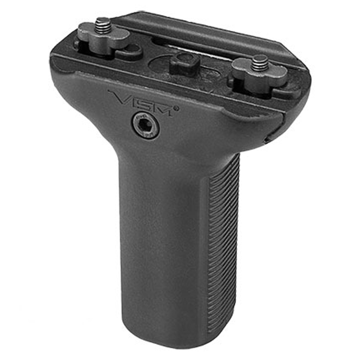 NcStar KPM Short Vertical Grip - Keymod, M-Lok and Picatinny - Black