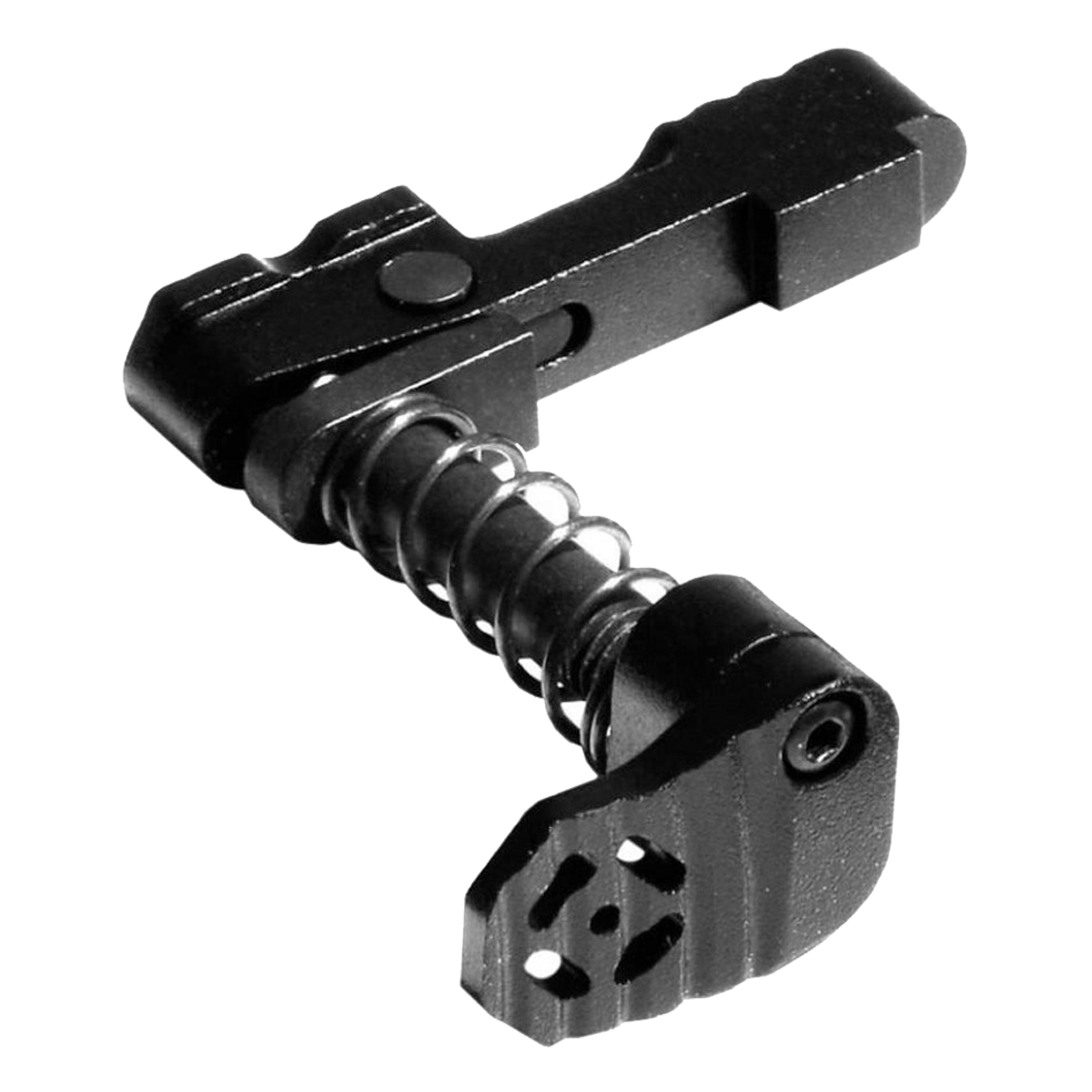 Presma AR-15/DPMS AR-308 Ambidextrous Extended Modular Magazine Release & Catch Button, Black