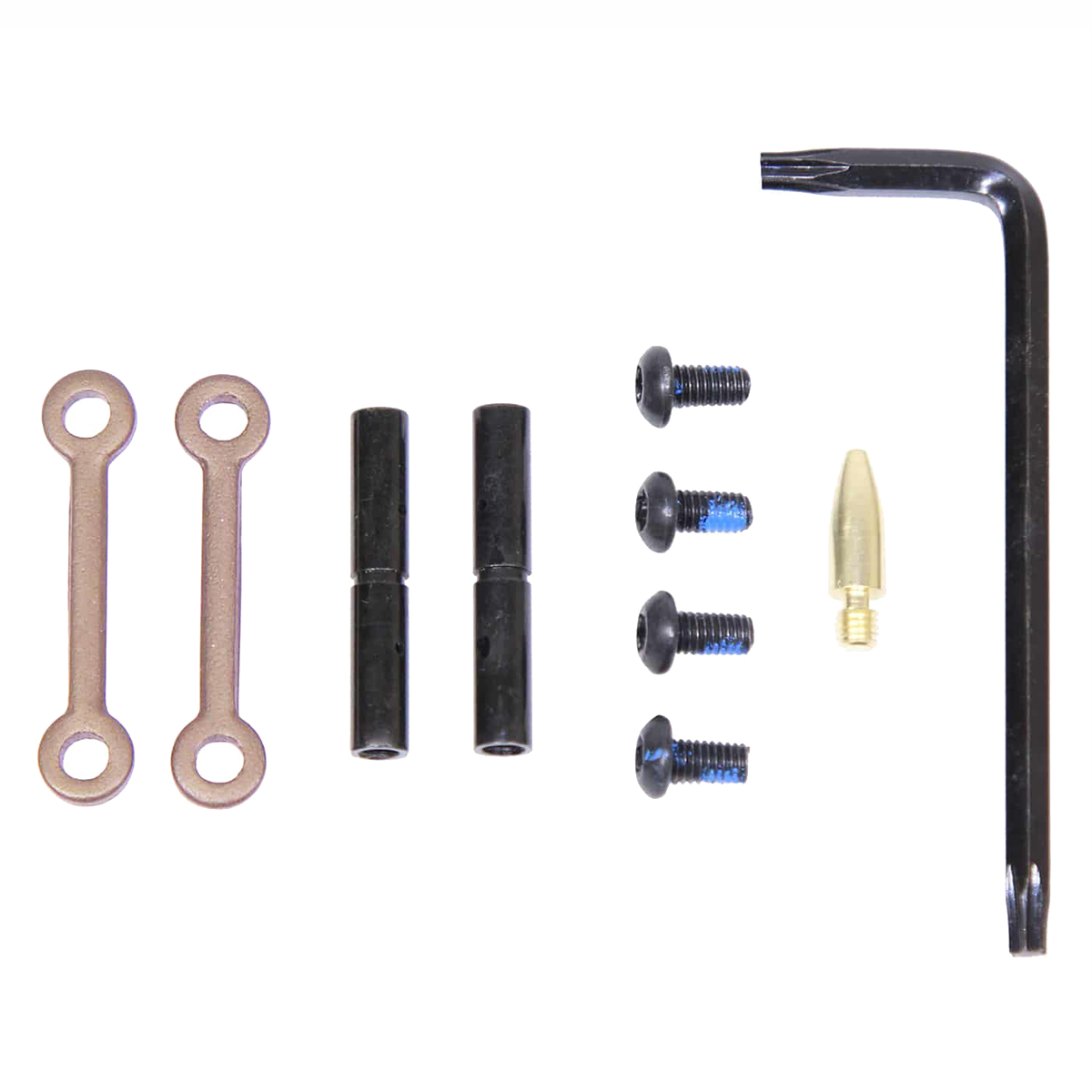 Guntec AR-15 Complete Anti-Rotation Trigger/Hammer Pin Set - Anodized Bronze
