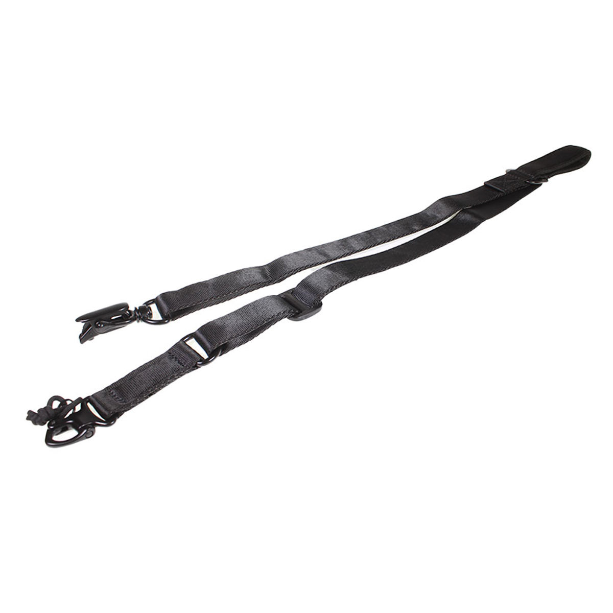 JE Machine Quick Adjust Convertible 1 or 2 Point Sling with Metal Hooks - Black