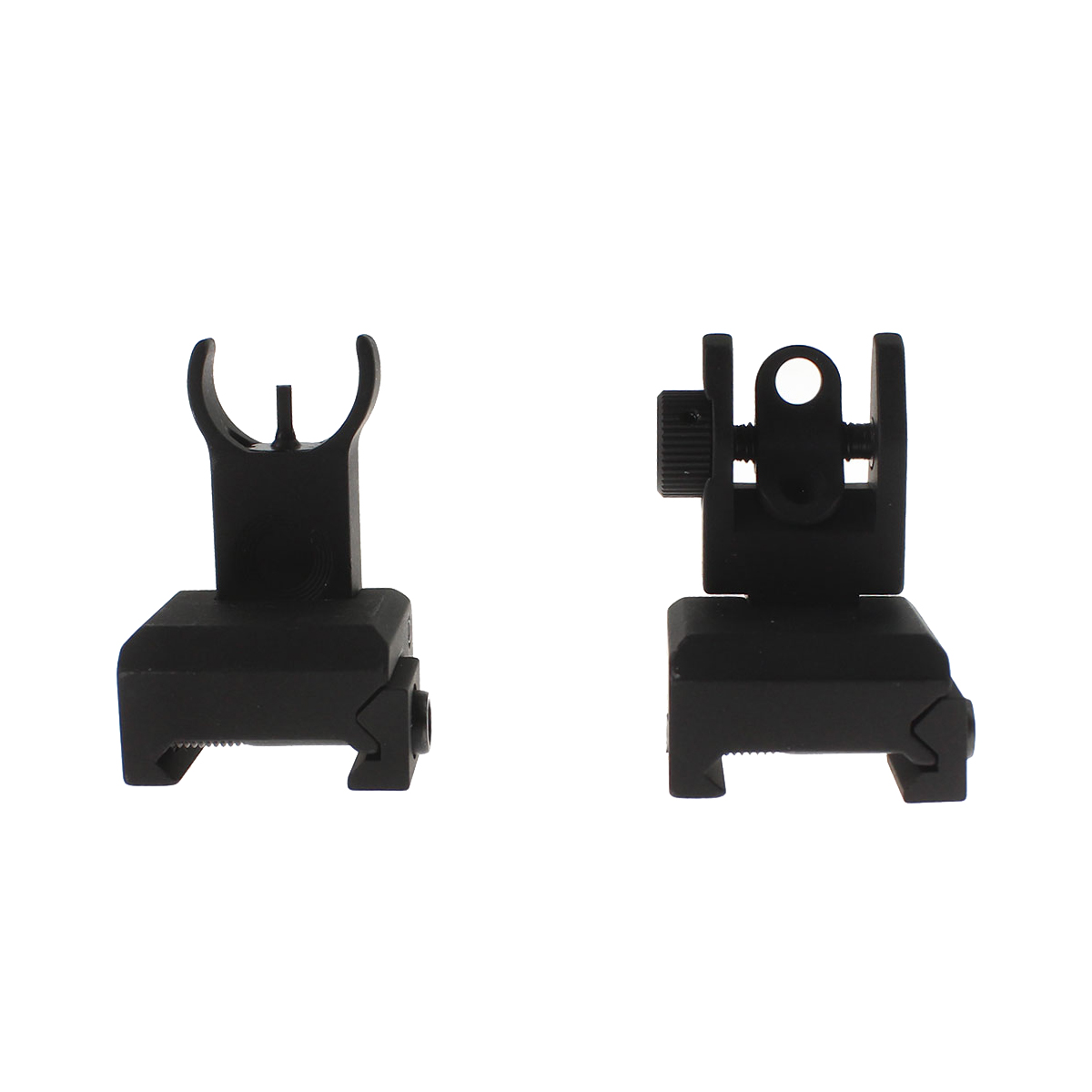 Trinity Force Trinity Force QF B.U.S. Aluminum Flip Up Sights, Front and Rear, Black