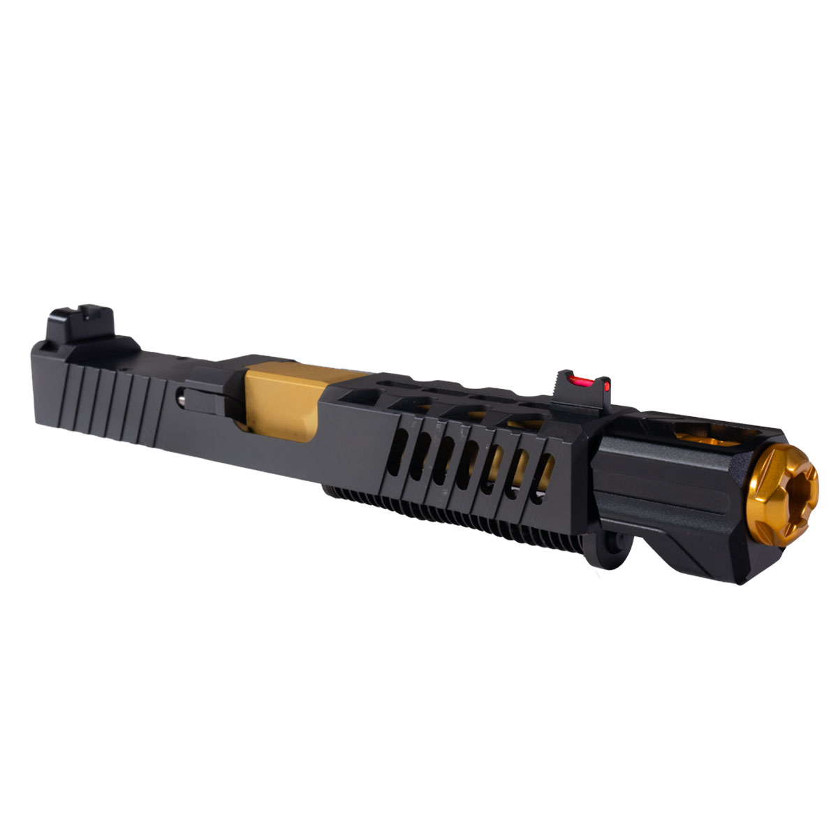 DTT 'Pow w/ Tyrant Designs Compensator' 9mm Complete Slide Kit - Glock 19 Gen 1-3 Compatible
