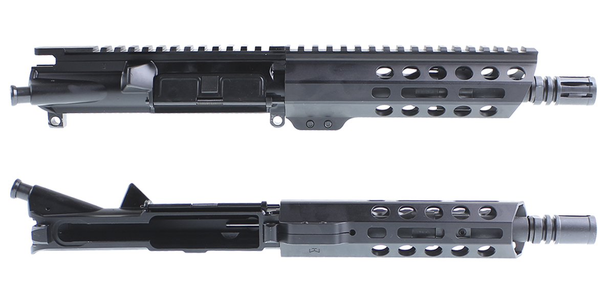 Davidson Defense 'Sunflower' 7.5-inch AR-15 .223 Wylde Nitride  Pistol Upper Build Kit