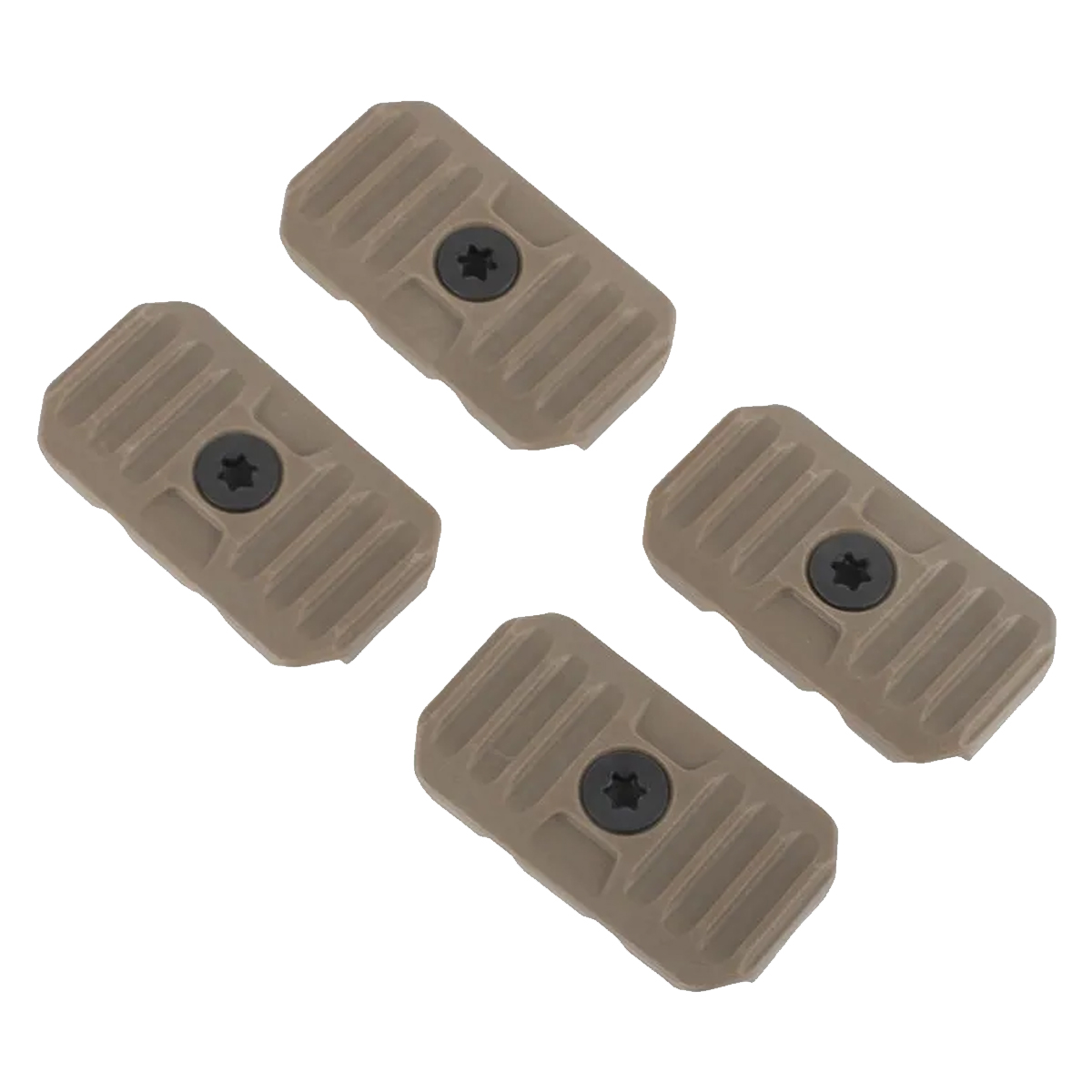 Strike Industries M-LOK Cable Management Rail Covers - Short - FDE - 4 Pack