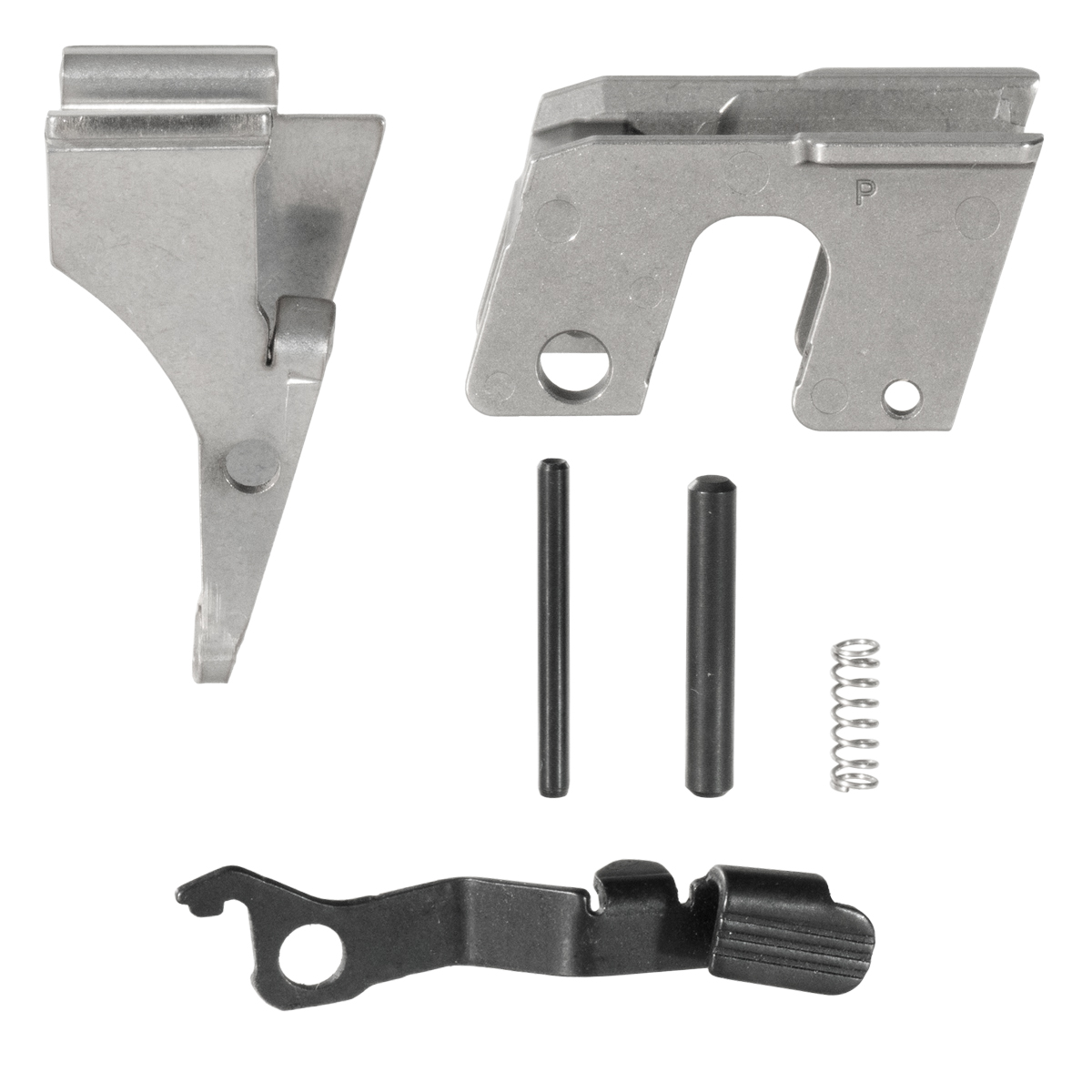 Polymer80 80% PF9SS Bagged Parts-Only Kit, Includes Locking Front / Rear Rails, Slide Catch, And Pins