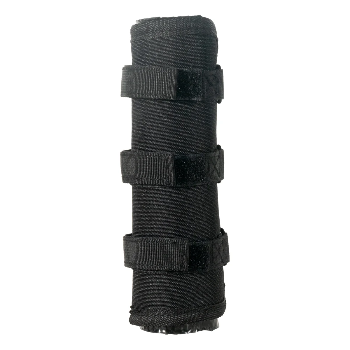 Davidson Defense 7.5-inch Burn Proof Micro Fiber Suppressor Cover, Black, Adjustable 3-Strap Design