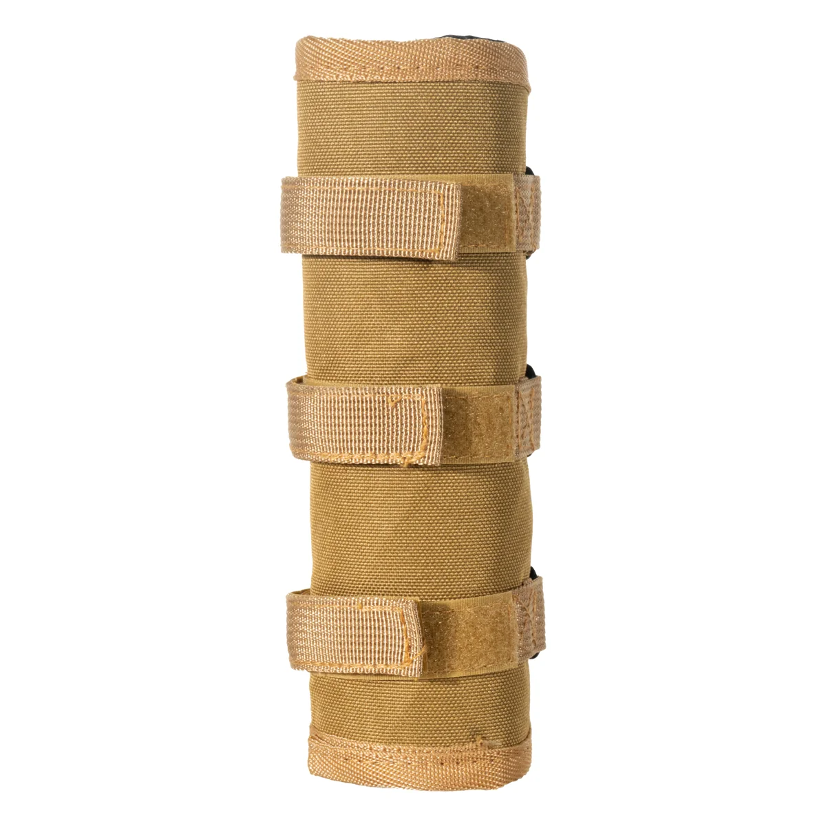 Davidson Defense 7.5-inch Burn Proof Micro Fiber Suppressor Cover, Khaki, Adjustable 3-Strap Design
