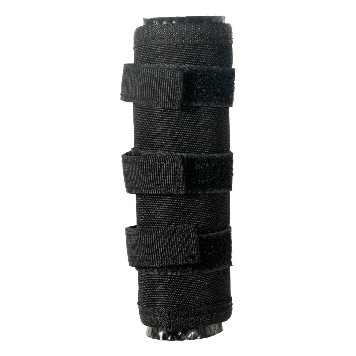 Davidson Defense 6-inch Burn Proof Micro Fiber Suppressor Cover, Black, Adjustable 3-Strap Design