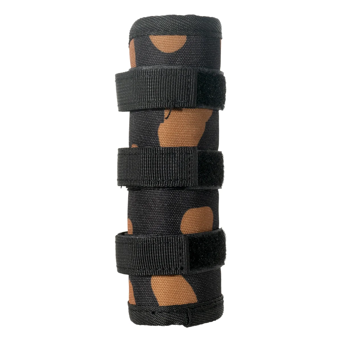 Davidson Defense 6-inch Burn Proof Micro Fiber Suppressor Cover, Black Camo, Adjustable 3-Strap Design