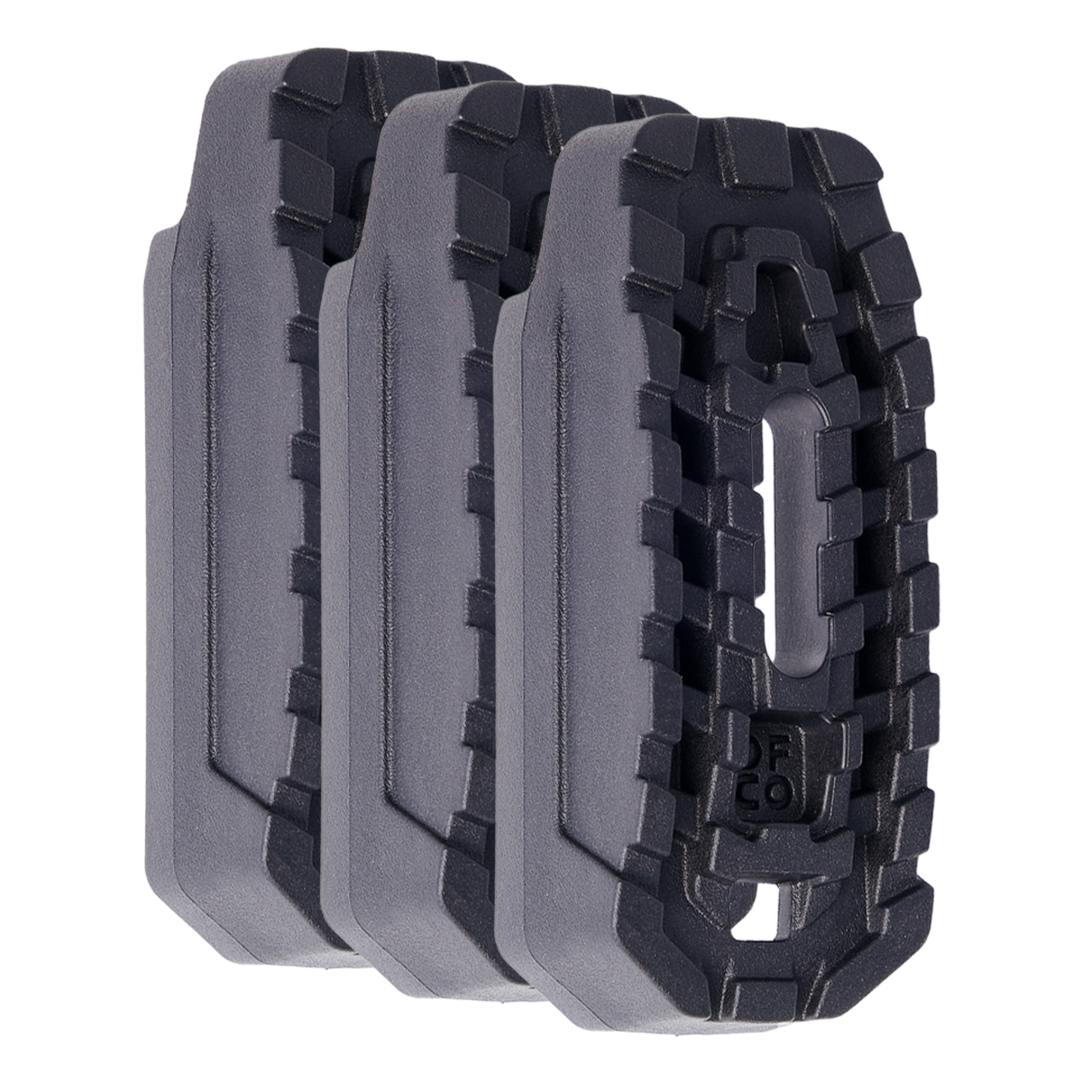  Die Free Co Dos Boot Magazine Extension 3-PACK, +2 Rounds, Fits Magpul 10/20/30/40 Gen 3 PMAG, Matte Finish, Black