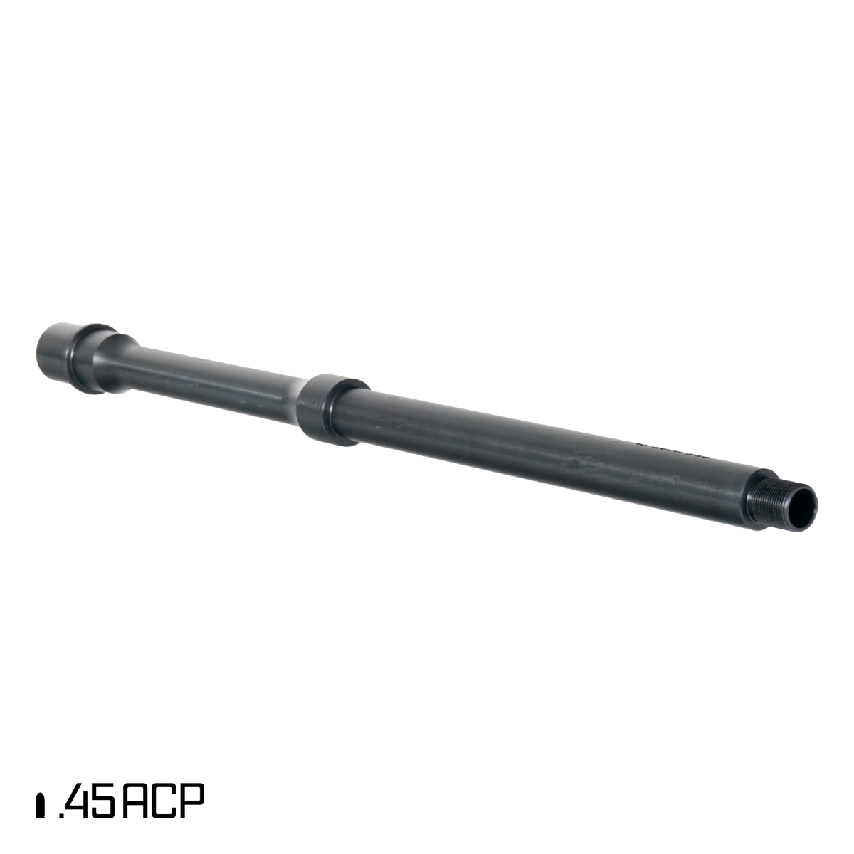 Bear Creek BC-45 .45 ACP Barrel 16-inch Black Nitride Government Barrel, 1:16 Twist, Blowback Gas System