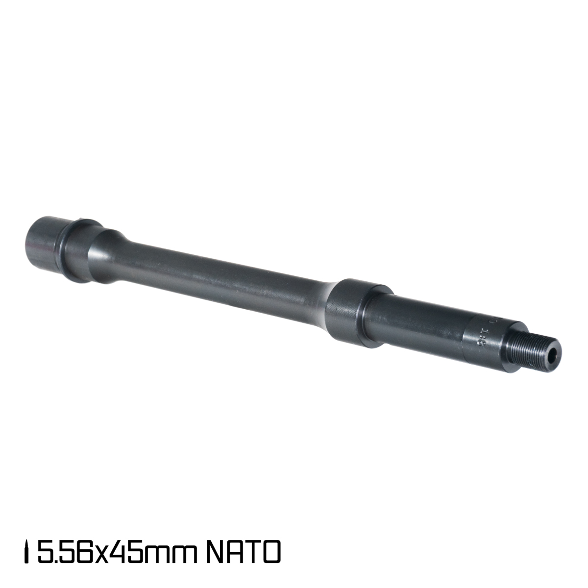 Bear Creek 10.5-inch 5.56 NATO Carbine Barrel, Government Profile, 1:8 Twist, Black Nitride 4150 CMV, .750, 1/2x28 Thread Pitch