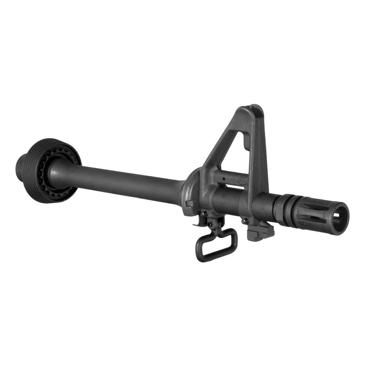 Bear Creek 10.5-inch 5.56 NATO M4 Profile AR-15 Barrel with A2 Front Sight Base, Sling Swivel & Birdcage Flash Hider, Parkerized 4150 CMV, 1:8 Twist