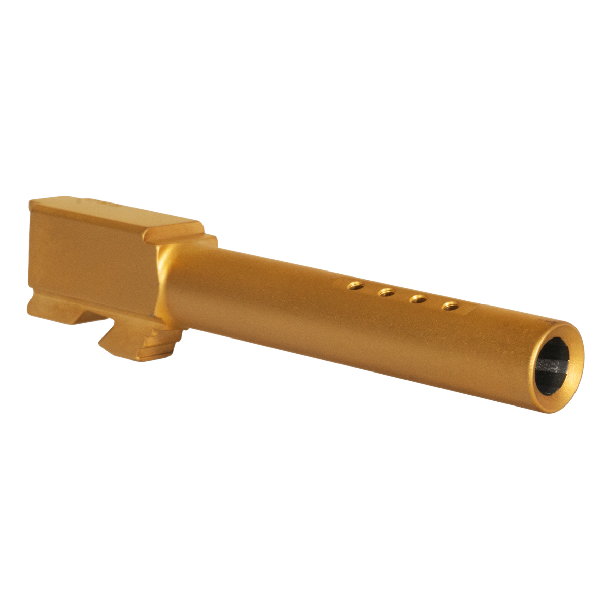 Davidson Defense G17 Gen 1-3 Compatible Crown-Cut Ported Gold Titanium Nitride Barrel, 1:10 Twist