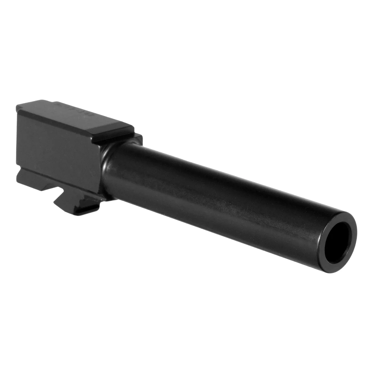 Glock 19 Compatible 9mm Replacement Barrel, 4150 CMV, Black Nitride, 1:16 Twist, Unthreaded