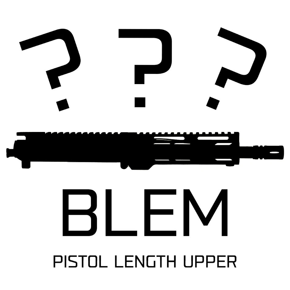  Blemished AR-15 Blind Box Upper Build Kit, Pistol Length .223 Wylde Barrel