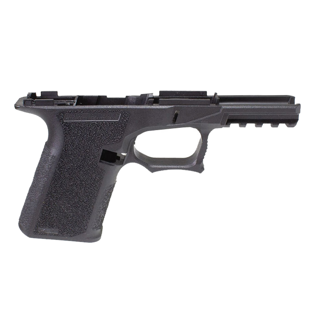 Polymer80 Polymer80, 80% ATF Compliant Compact Bridge Blank, CV1, Black - NO PARTS (No Pins, Rails, or Box)