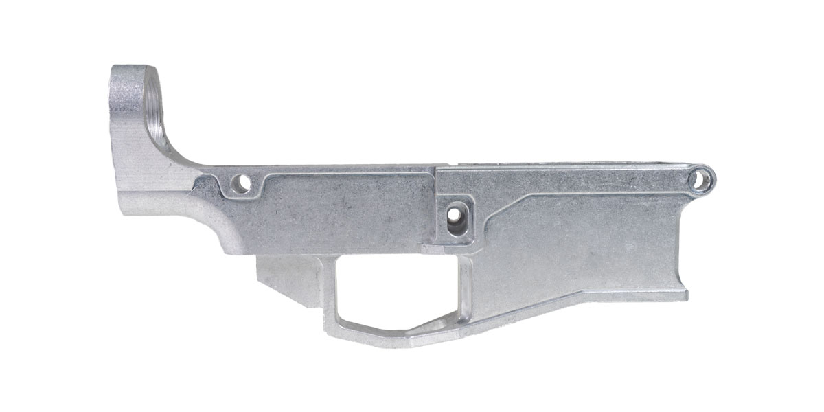 AR10 80% Lower Blank, Anodized, Billet Aluminum