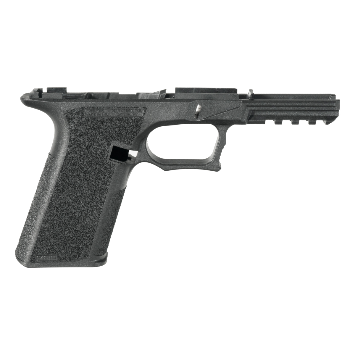 Polymer80 G17 76% ATF Compliant Full Size Bridge Frame Blank, CV1, Black, NO PARTS (No Pins, Rails, or Box)