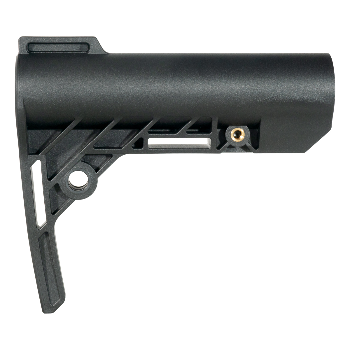 Davidson Defense Polymer AR Brace for Pistol Buffer Tube, with Ambi QD Point, Black, Fixed, Flat End
