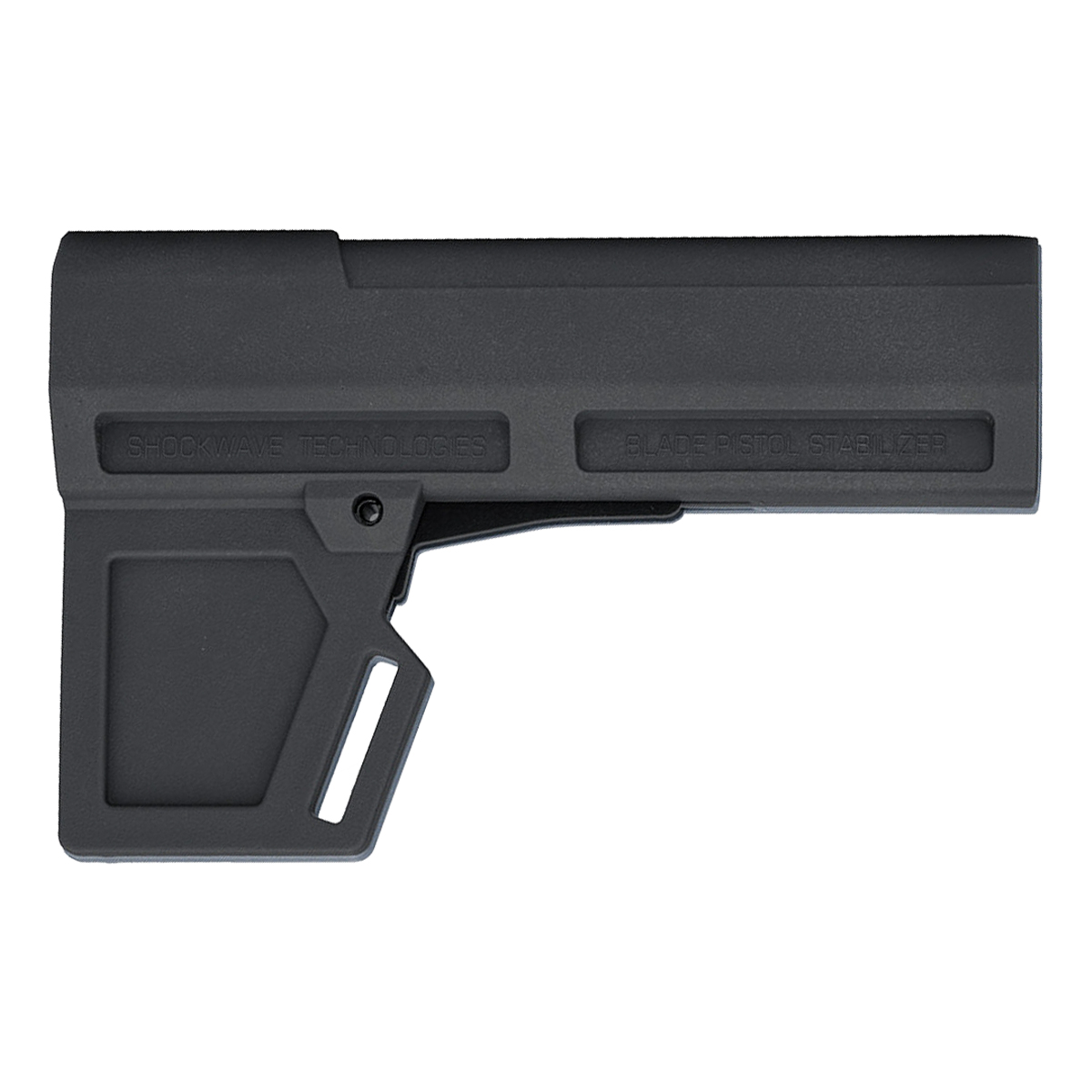  KAK Industry Shockwave 2M Blade - Compatible with Mil-Spec Carbine Buffer Tube, Adjustable, Black (Blade Only)