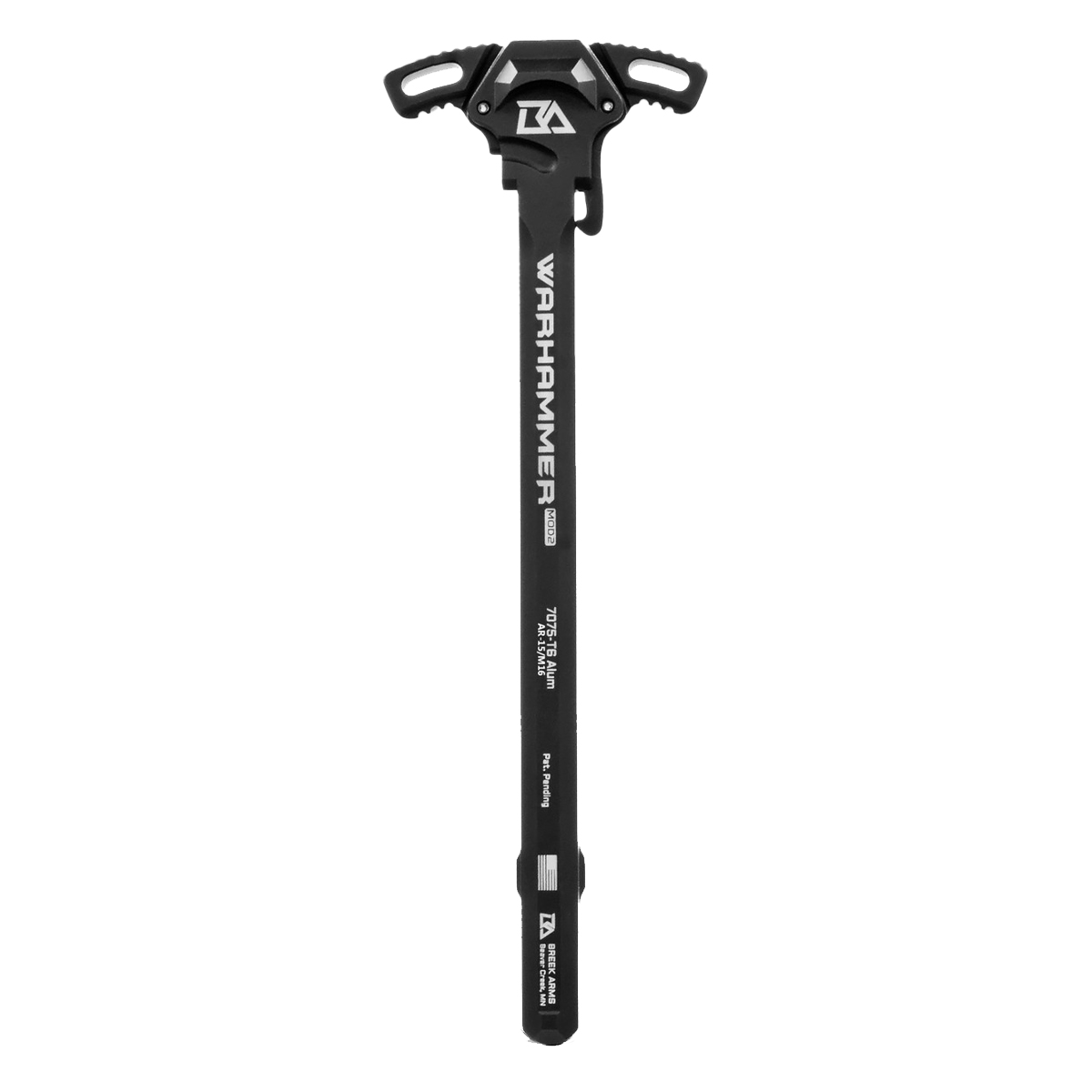  Breek Arms Warhammer MOD2 MICRO Ambi Charging Handle, Black