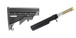 MMC Armory Mil-Spec Stock W/ Pad and tube KIT (BLACK)