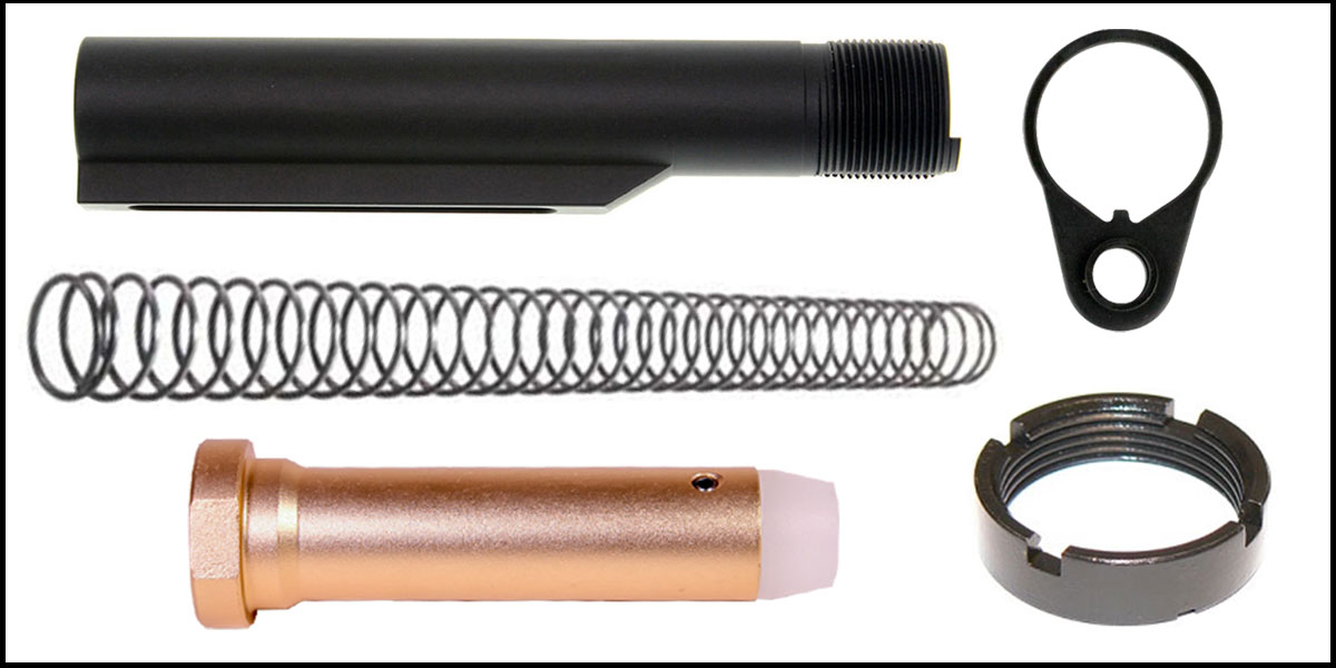 Buffer Tube Kits: Recoil Technologies AR-15 Mil-Spec Buffer Kit