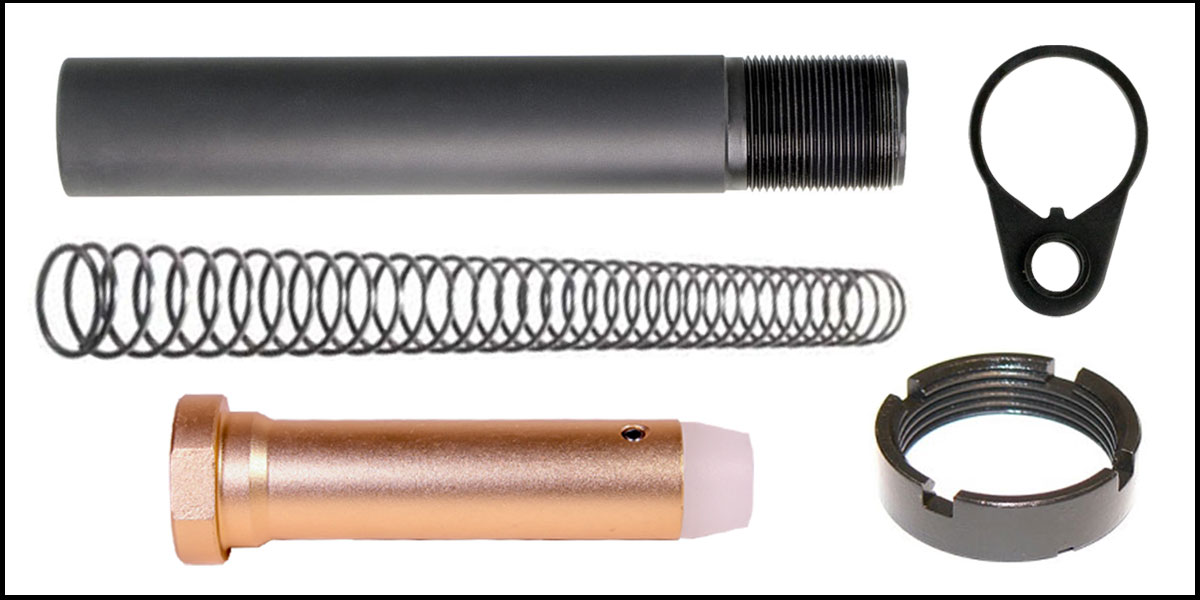 Buffer Tube Kit: Recoil Technologies AR-15 Pistol Buffer Kit