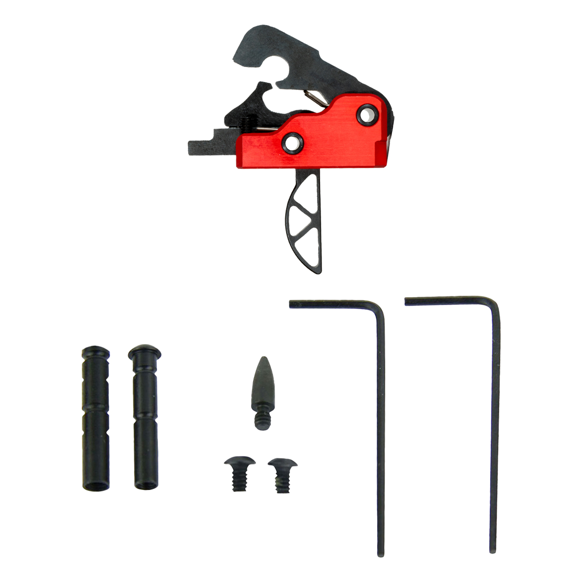 Trigger Upgrade Kit: Sierra 3 lb Drop In Ultra Match Skeletonized Trigger + AR-15 Lite Lower Parts Kit + Anti-Walk AR-15/M16 Receiver Pins