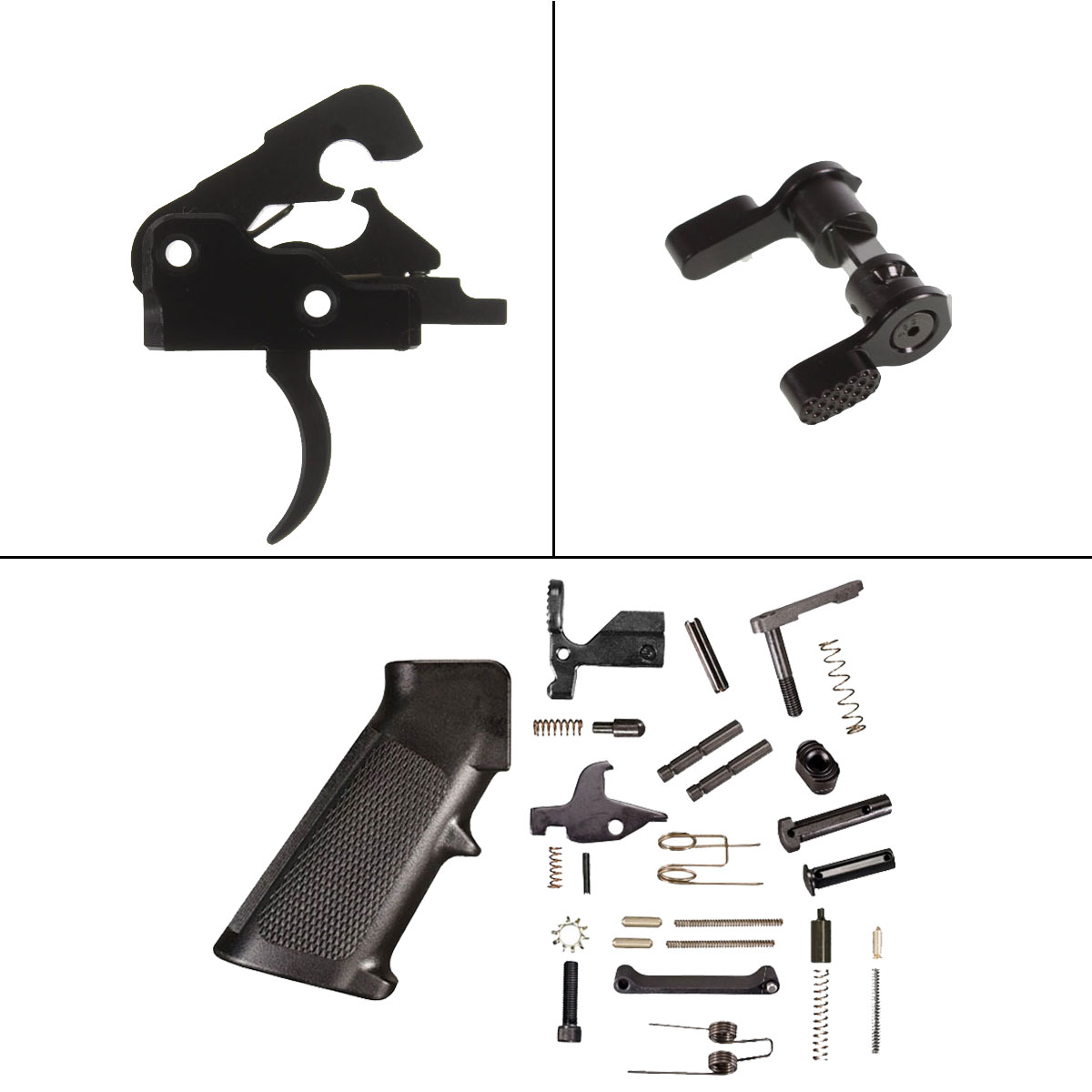 Trigger Upgrade Kit: KAK Industry Lower Parts Kit + Davidson Defense Premium AR-15 