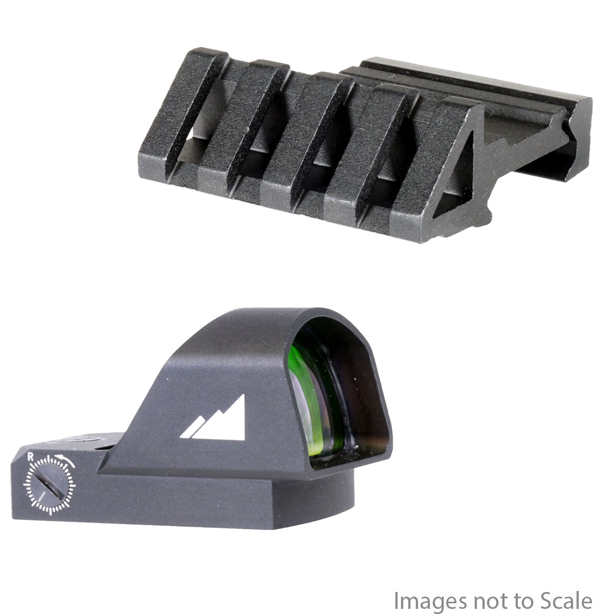 Optic Mount Combo: 45-Degree Off-Set Rail Mount Weaver Style Offset Rail Mount + Ronin F12 ...