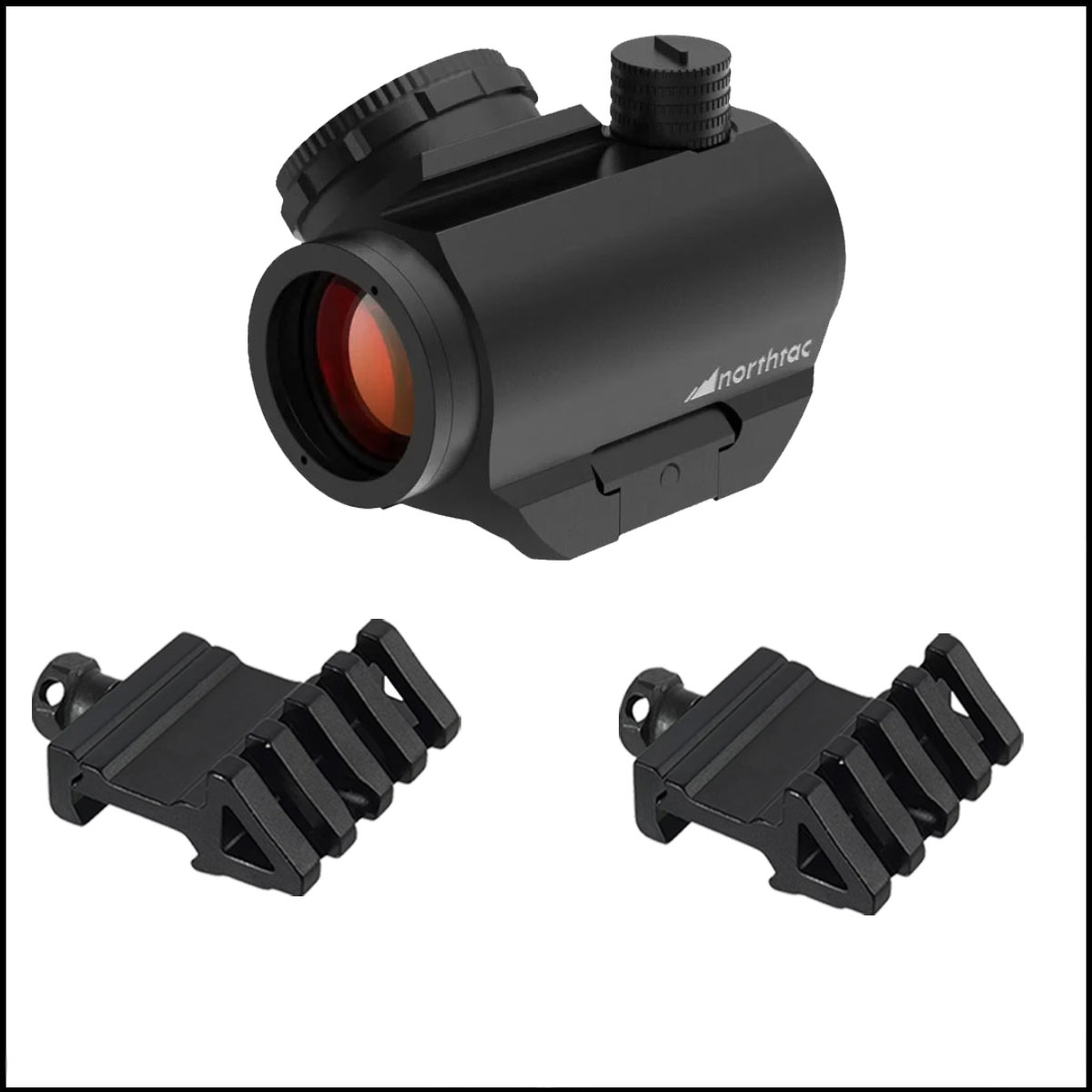Optic Combo: FLX01 Red Dot Sight Red Dot + Trinity Force 45 Offset Weaver Mount
