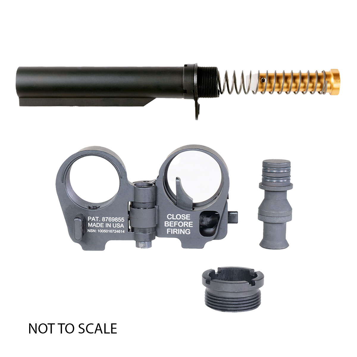 Folding Buffer Kit: LAW Tactical AR-15/M16 GEN3-M Folding Stock Adapter ...