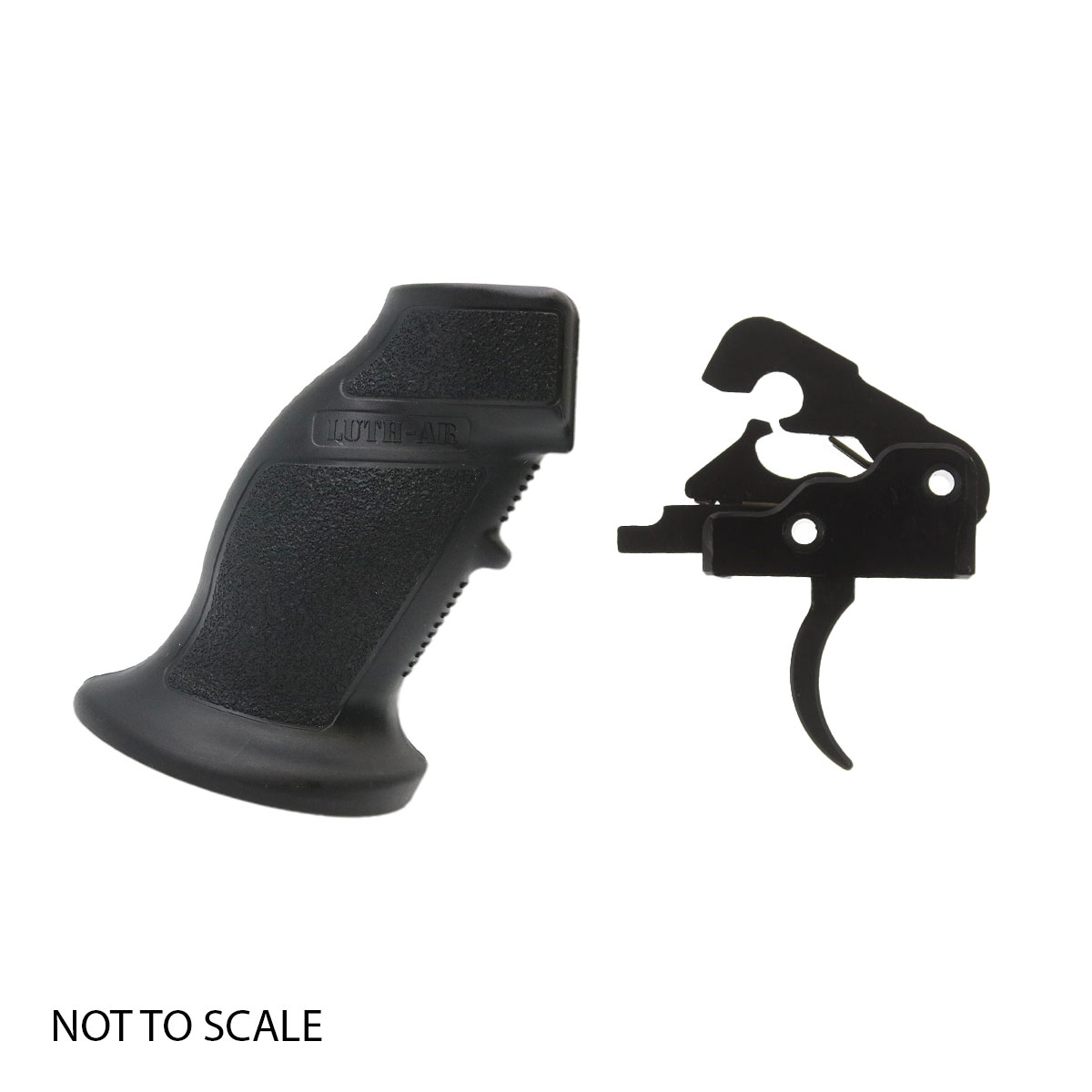 308 Upgrade Kit: Luth-AR AR-15 LR-308 Chubby Rubberized Pistol Grip