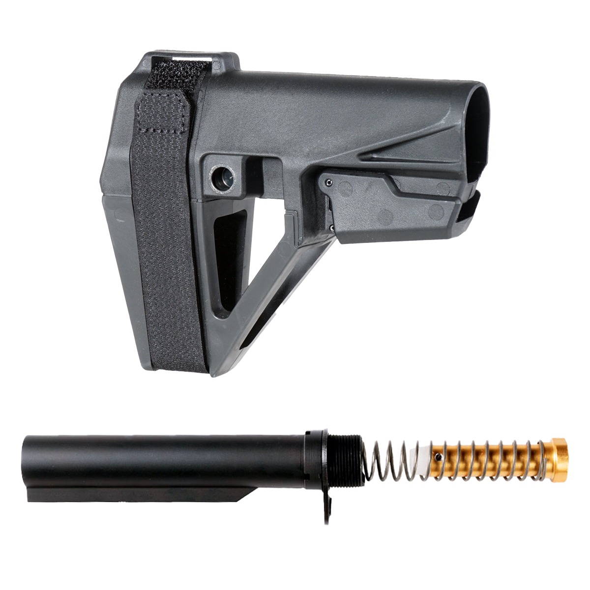 SBA5 Brace and Buffer Tube Kit 5.56: SB Tactical SBA5 Pistol ...