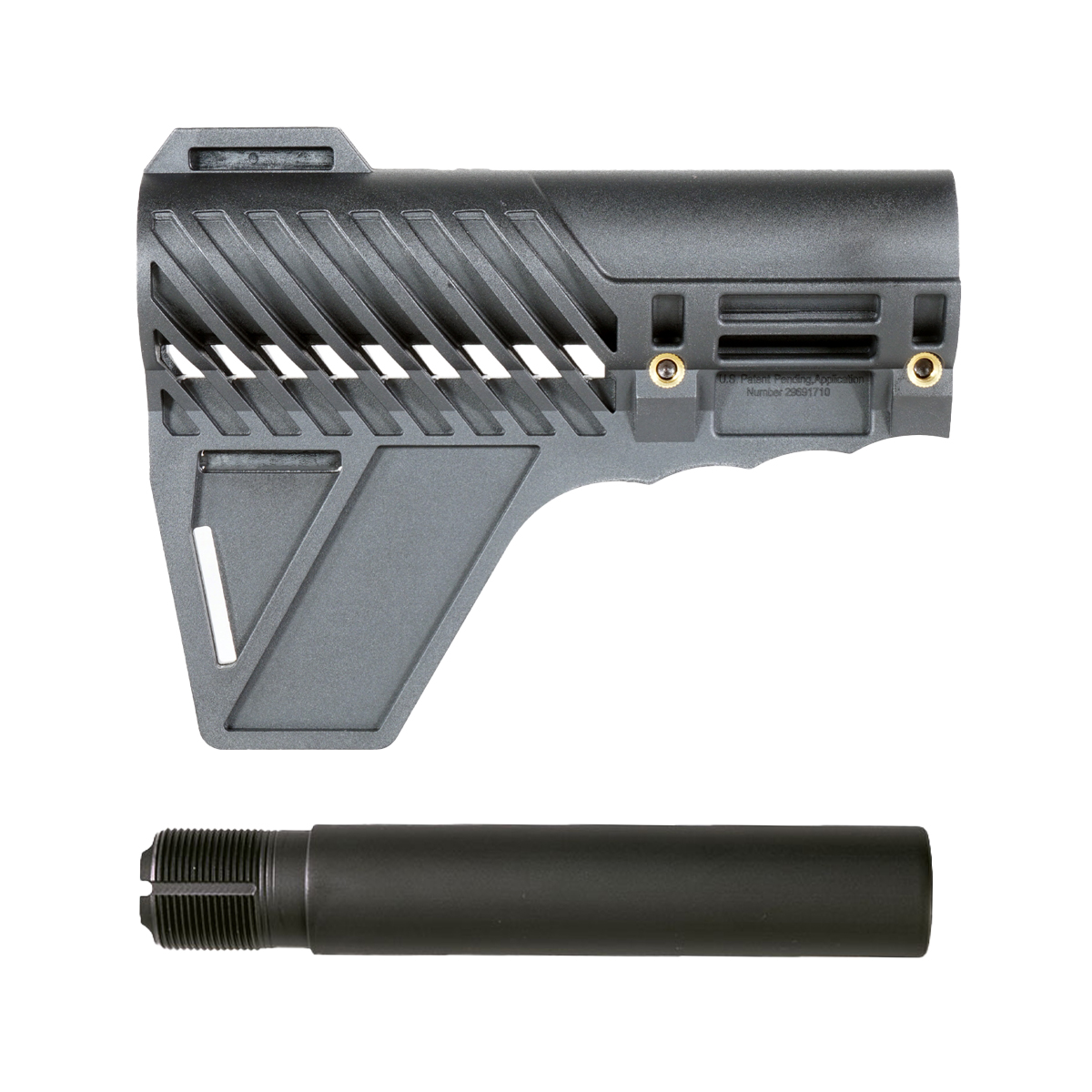 Gauntlet Arms Brace Buffer Tube Combo: Gauntlet Arms Polymer ...