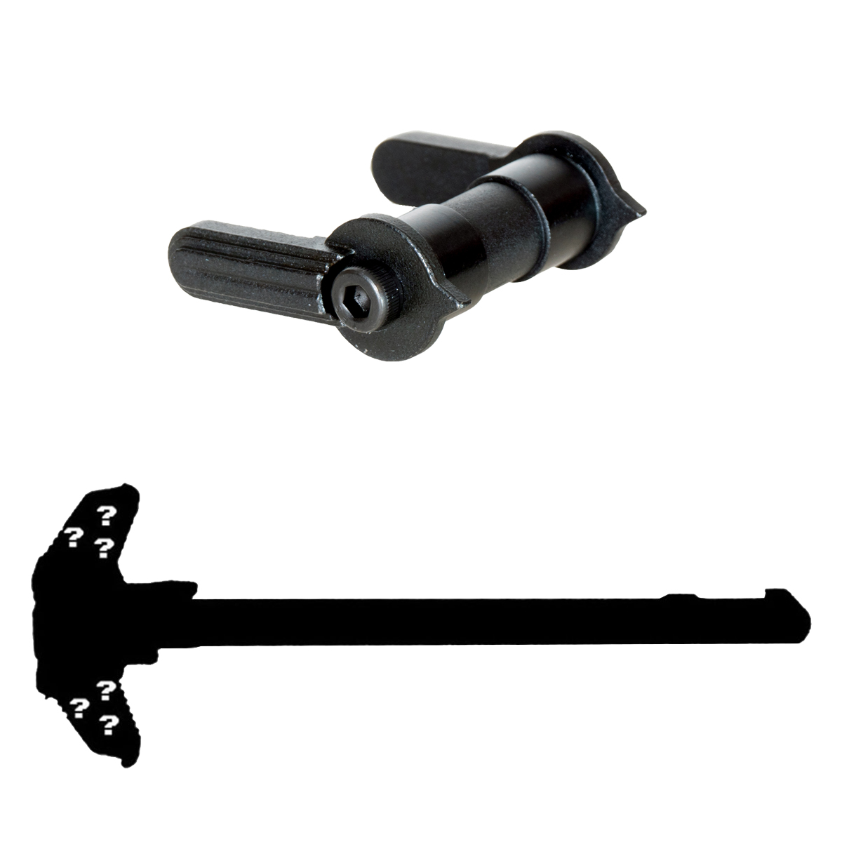 Davidson Defense Blind Box AR-15 Ambidextrous Charging Handle + Ambidextrous Safety Selector