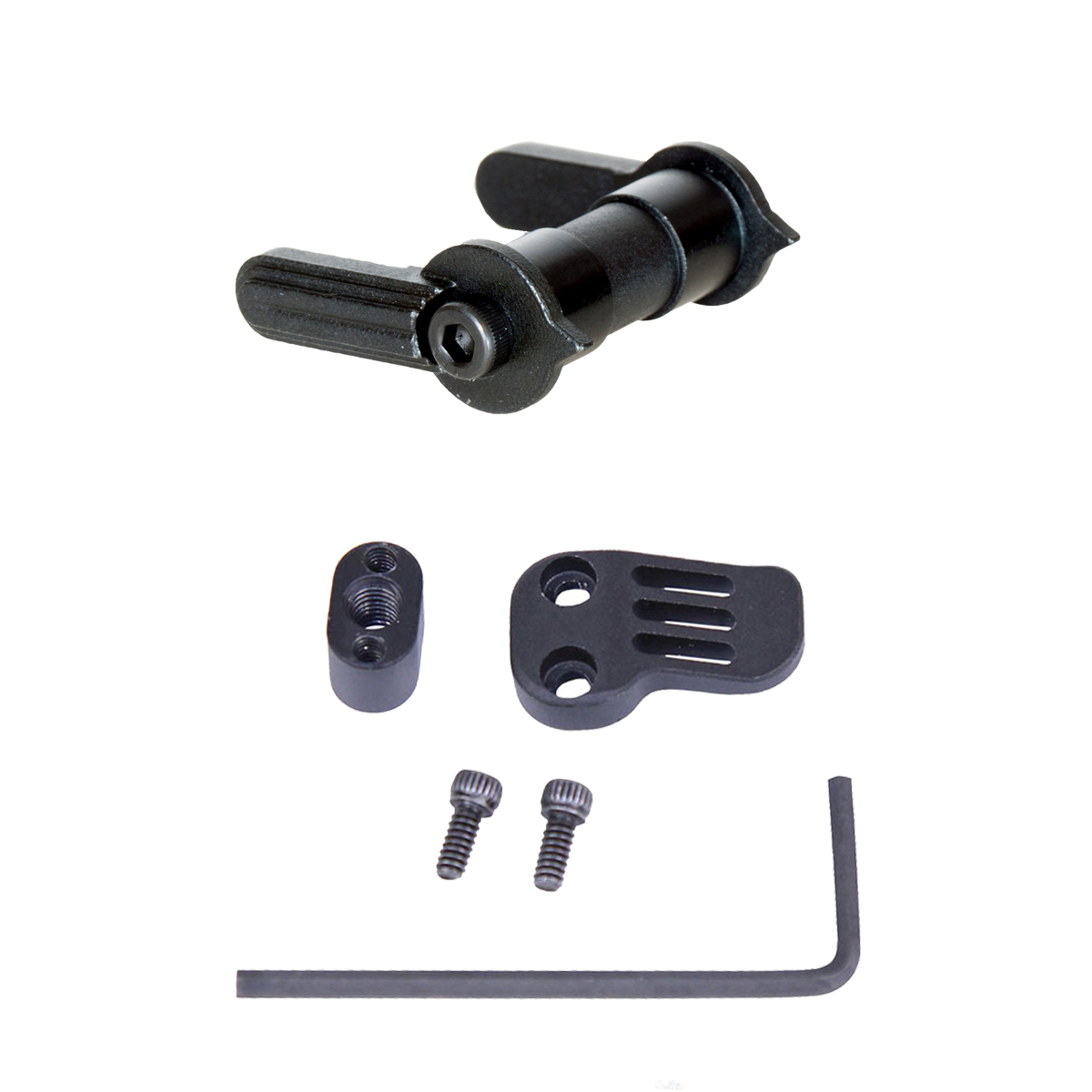 Davidson Defense Guntec AR-15/LR-308 Extended Mag Catch Release - Black + Ambidextrous Safety Selector