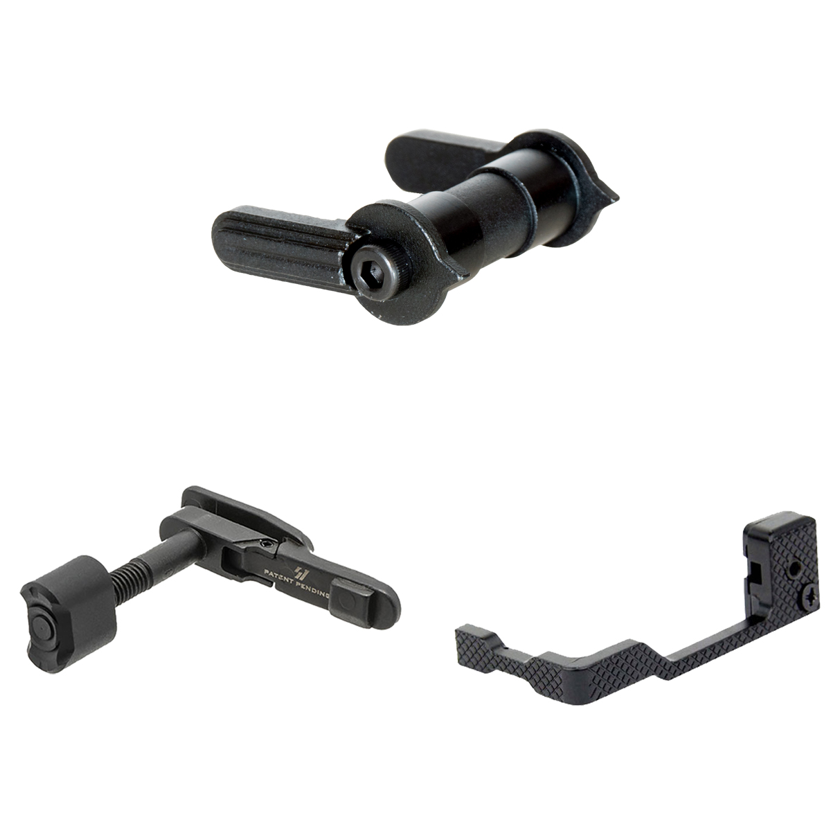 Davidson Defense Accessorize Your Build: Recoil Tech. AR-15 Ambi Bolt Catch + Ambi Safety Selector + Strike Ind. Ambi Mag Release
