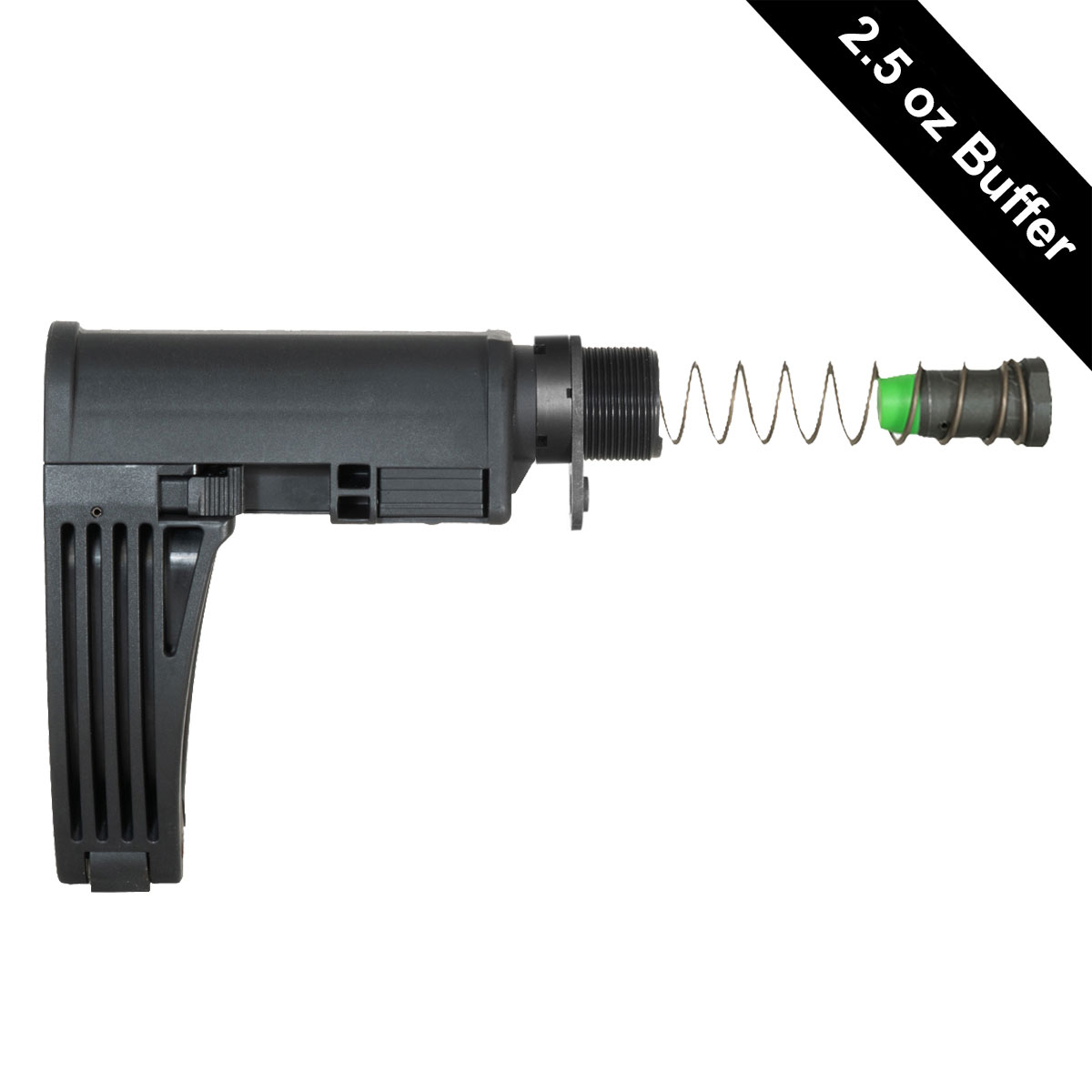  Tailhook MOD2C Gear Head Works Kit – BLACK – 2.5oz – Includes Castle Nut & End Plate