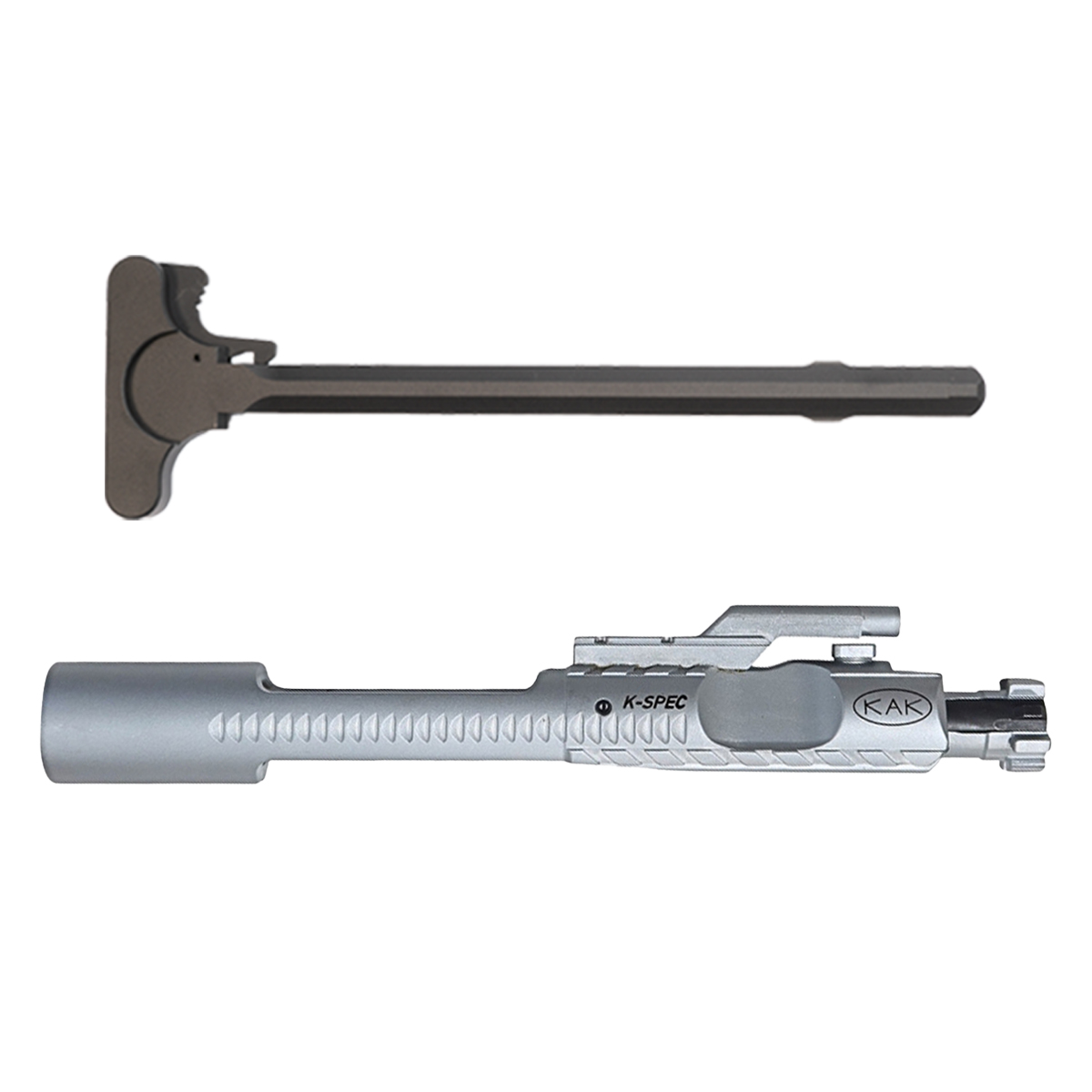  AR-15 BCG K-SPEC Enhanced, 5.56/.300 BLK, Chrome, Dual Ejector, Sand Cuts w/ Mil-Spec AR-15 M4 Charging Handle