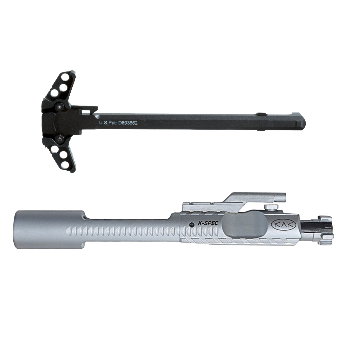  AR-15 BCG K-SPEC Enhanced, 5.56/.300 BLK, Chrome, Dual Ejector, Sand Cuts w/United Defense AR-15 